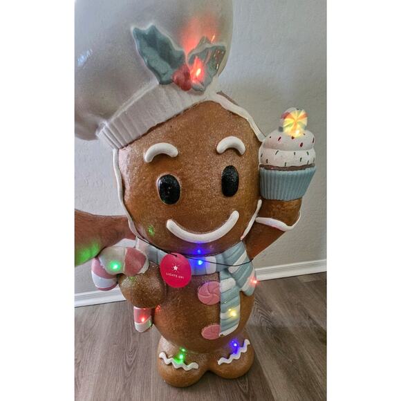 il_fullxfull.  35in Ginger Bread Man Light Up Blow Mold Christmas Holiday Decoration